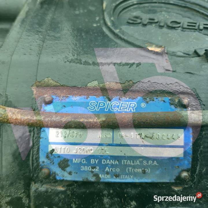 Most napędowy Dana Spicer 212678 MITA702448 LSD Pozostałe wielkopolskie Wilkowo