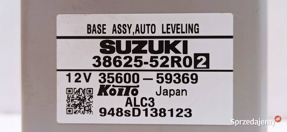 SUZUKI SWIFT MK8 MODUŁ STEROWNIK LAMP 3862552R02