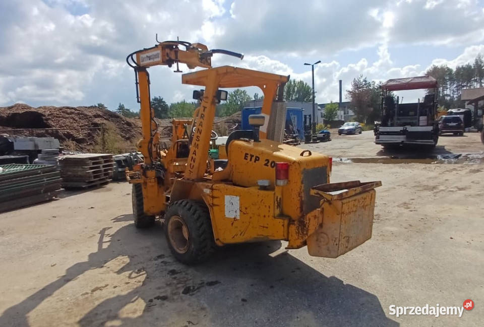 Ładowarka z teleskopem TRANSMANUT ETP 2004 4x4 z pełny VAT Izabelin