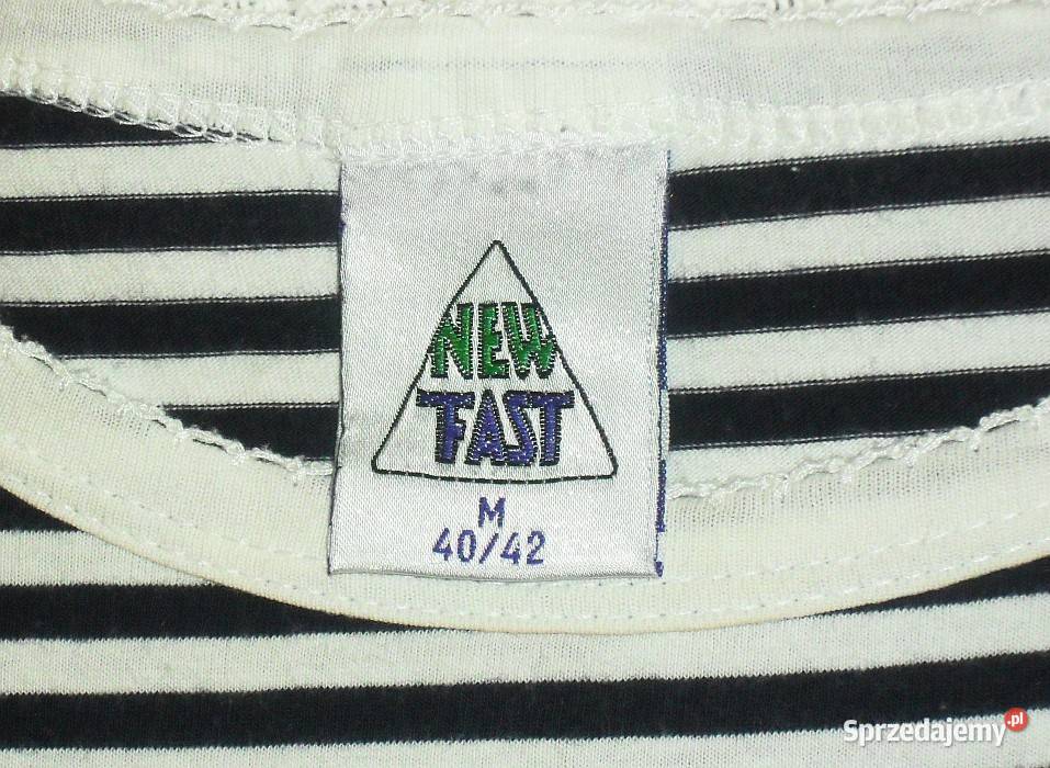 Koszulka Tshirt damski w czarno białe paski