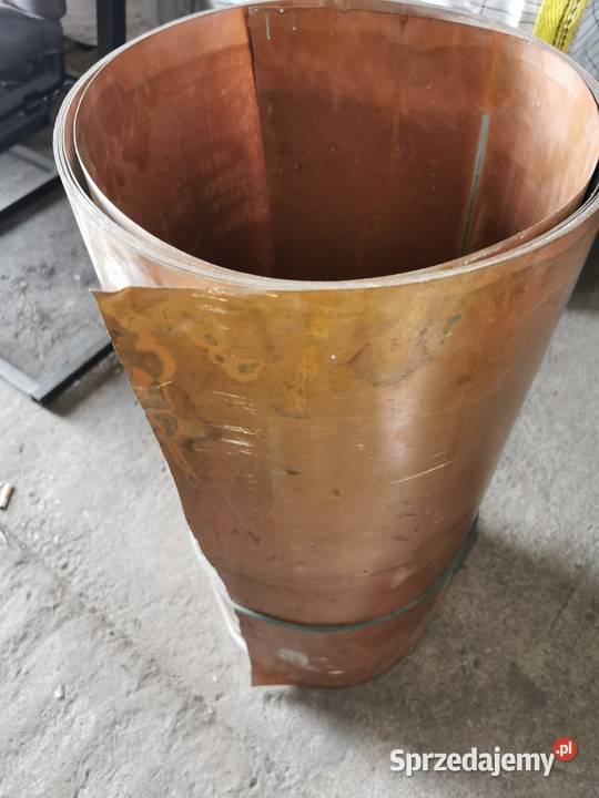 Blacha miedziana Cu gr 060mm rolka o szer 67 Świnoujście
