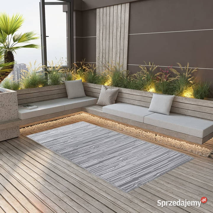 Dywan na zewnątrz szary 190x290 PP WM310439 mazowieckie Warszawa