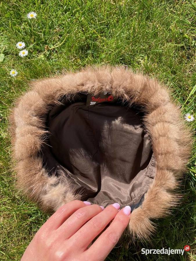 Czapka naturalne futro z norek Kates Boutique Nisko