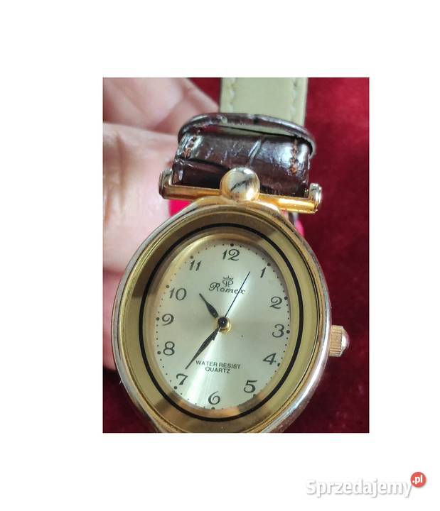 damski vintage zegarek naręczny Romex z kwarcowy Dla kobiet