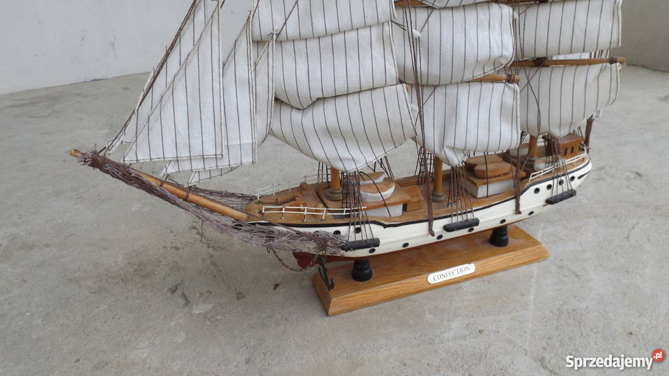 Statek żaglowiec okręt CONFECTION 40x50 Grodziczno