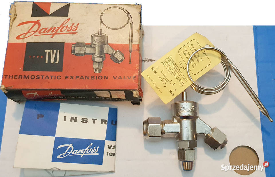 Termostatyczny zawór rozprężny DANFOSS TVJ Poznań