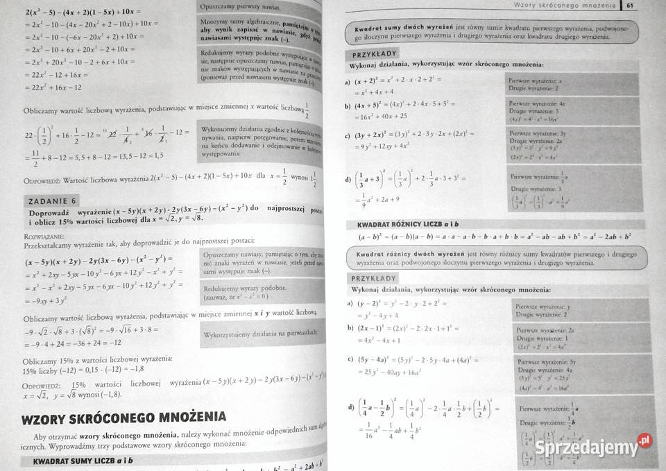 Repetytorium gimnazjalisty Matematyka Marta lubelskie Chełm