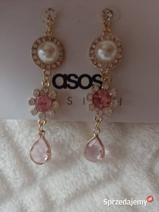 ASOS Długie Bogato zdobione kolczyki z Londynu małopolskie