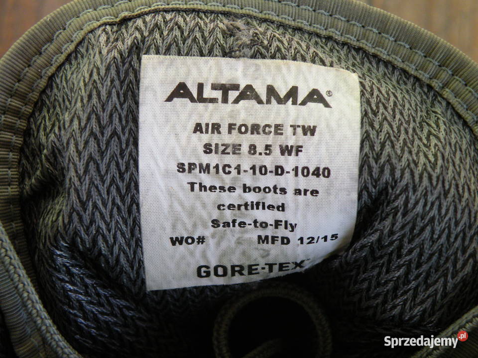 Buty USAF Altama Goretex 85 WF Wrocław sprzedam