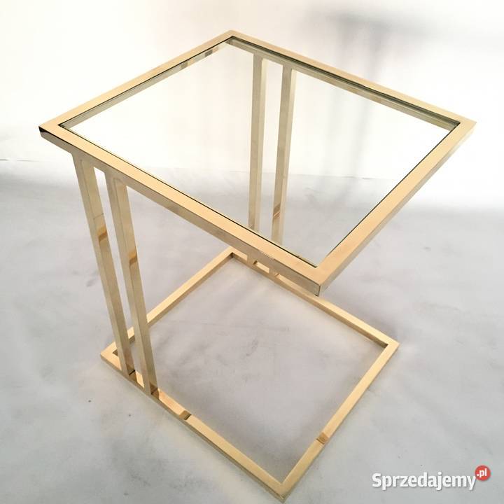 Stolik boczny Olivson LIV GOLD 60x40 wys 60 mazowieckie