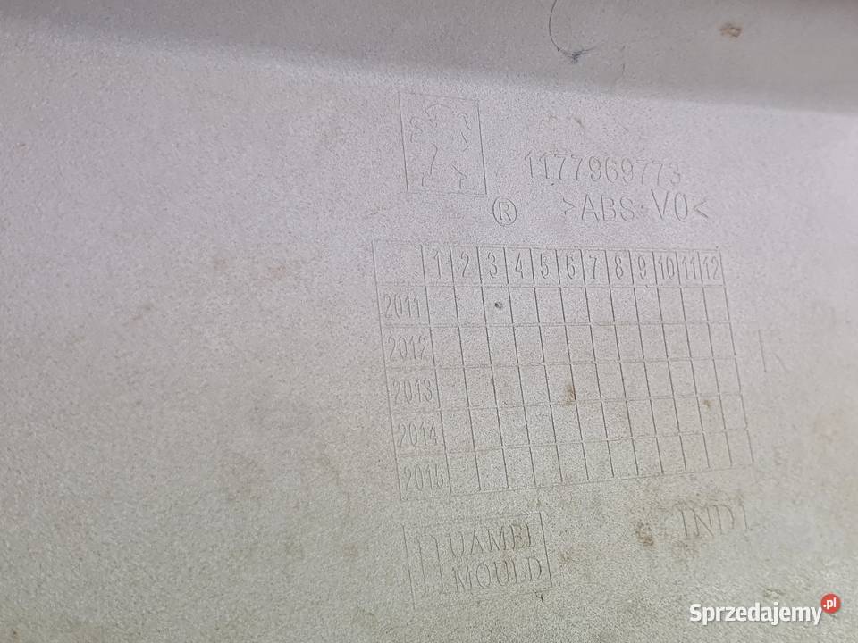 PLUG OWIEWKA DOLNA PRAWA OSLONA PEUGEOT łódzkie Janowice sprzedam