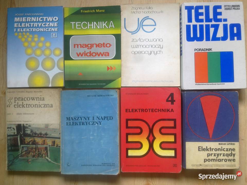 Książki Elektrotechniczne 8 sztuk Olesno