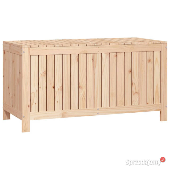 Skrzynia ogrodowa 121x55x64 lite drewno sosnowe