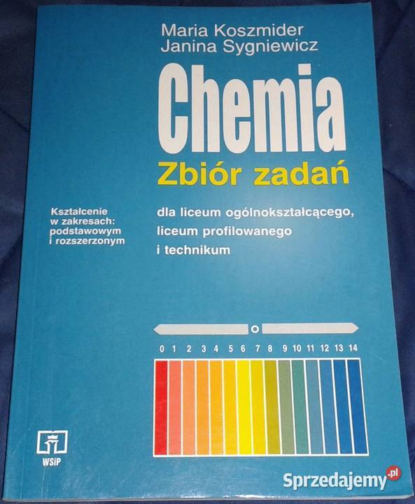 Chemia Zbiór zadań M Koszmider J Sygniewicz Rok wydania 2002 Chełm