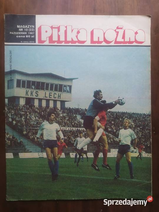 Piłka Nożna Magazyn rocznik 1987 kompletny Łódź