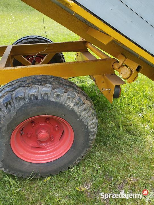 Przyczepa jednoosiowa 6t kiper światła chamulce