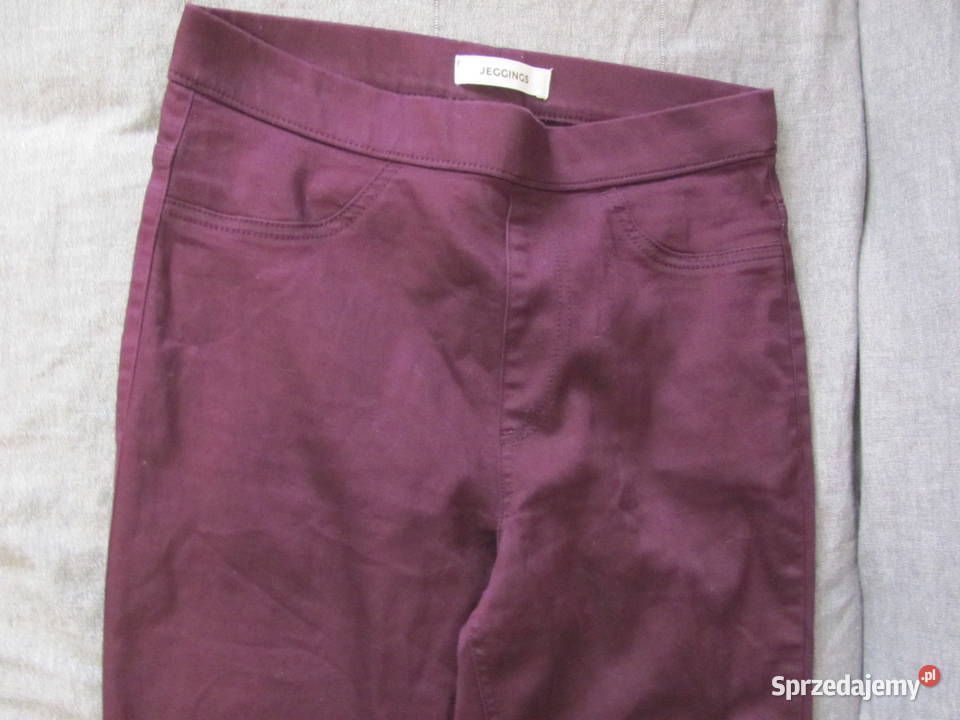 JEGGINGS purple purpurowe S fioletowy sprzedam