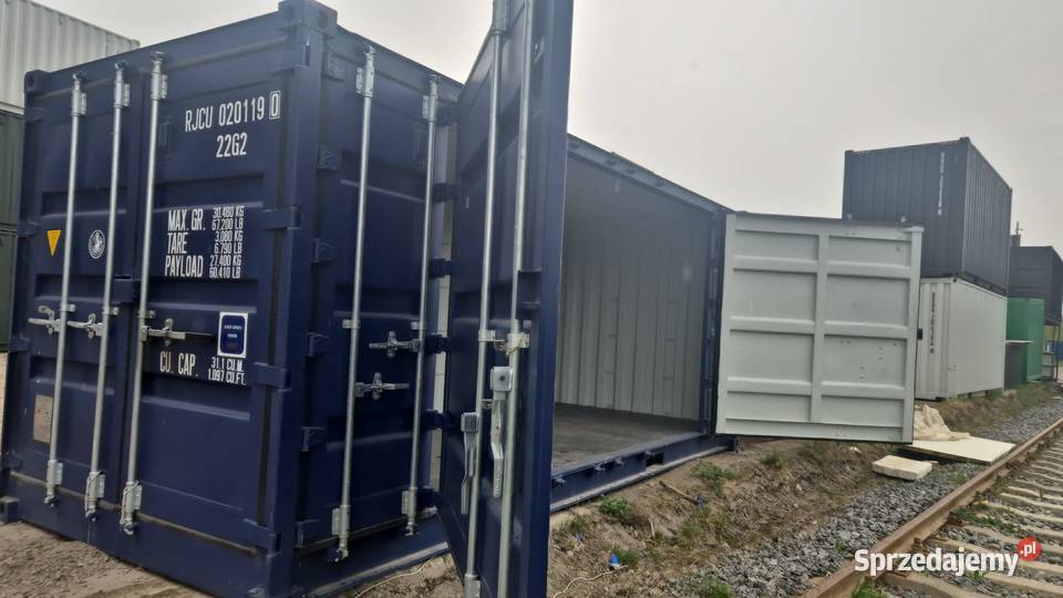 Kontener 20DV OPEN SIDE magazynowy boczne drzwi Gdańsk