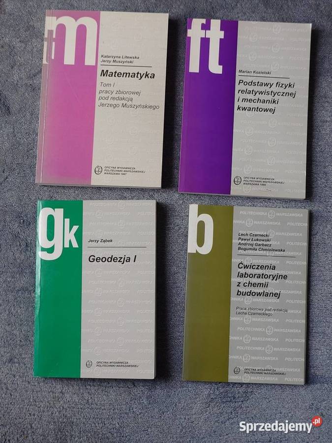 Podręczniki akademickie PW Geodezja geologia