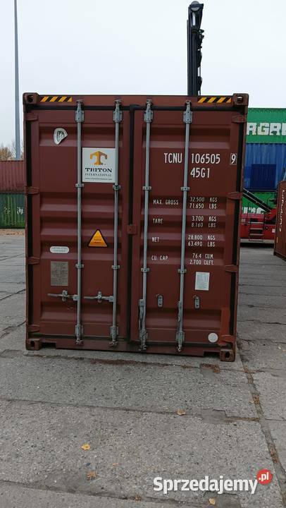 Sprzedam Kontener Morski Magazynowy 40HC CW Lublin sprzedam