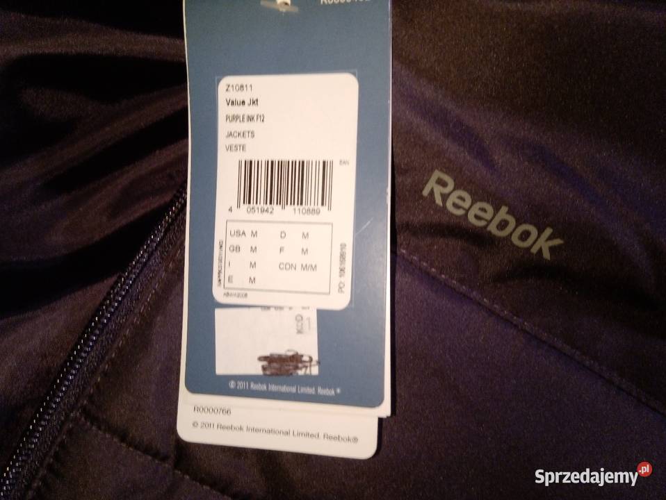 Kurtka zimowa damska Reebok rozmiar M Nowa Legionowo