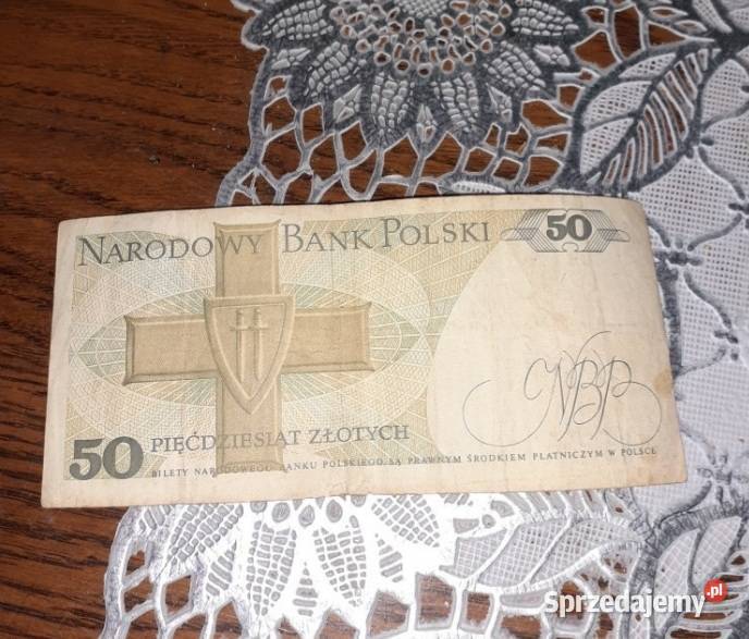 Banknot 50 z 1988 Świerczewski seria HF Sosnowiec sprzedam