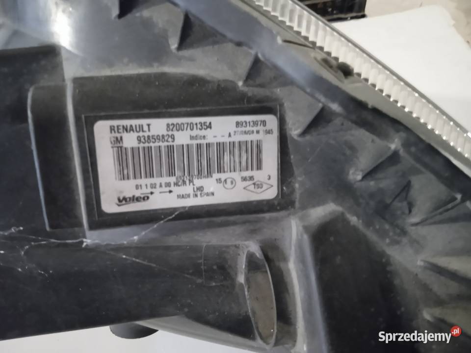 renault trafic vivaro 2 lampa lewa przednia podkarpackie Przemyśl