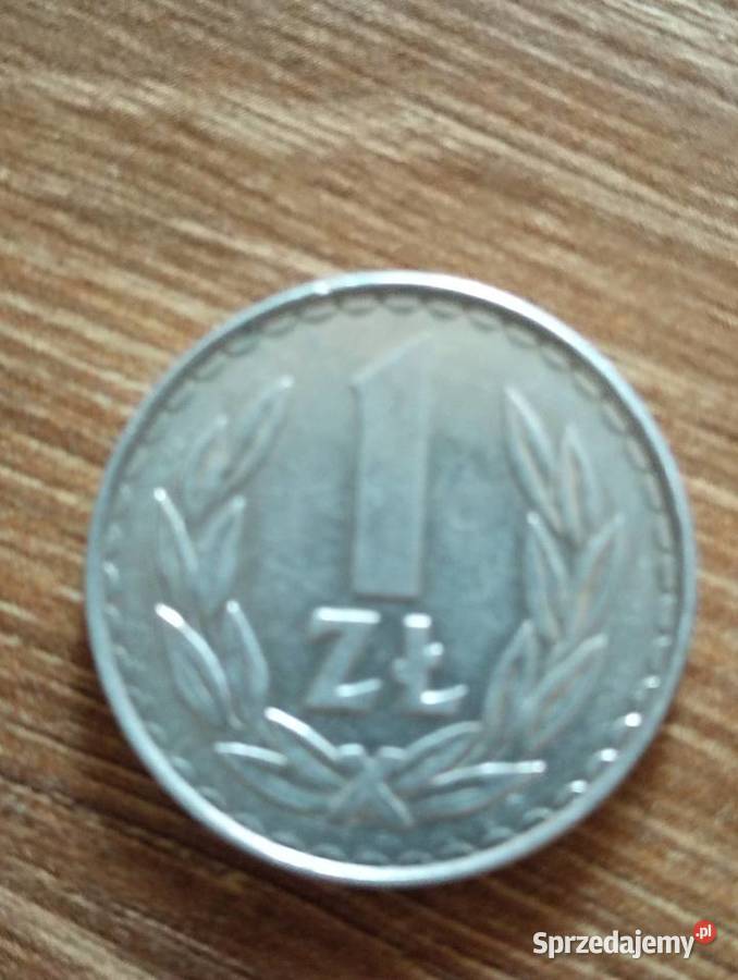 Sprzedam 1 zl 1987 r nierowne ranty Numizmatyka Kolekcje Chełm sprzedam
