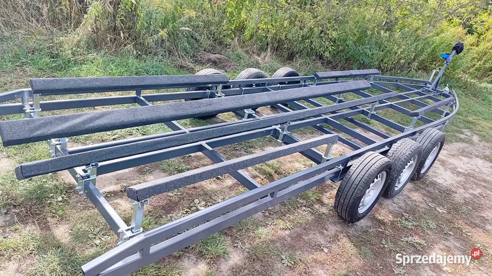 Przyczepa podłodziowa portowa trzyosiowa 9m 5dmc Wyszków