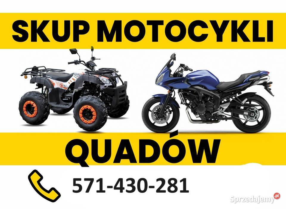 Skup Motocykli Skuterów Quadów Każdy Stan Odbiór Skup pojazdów Gryfino