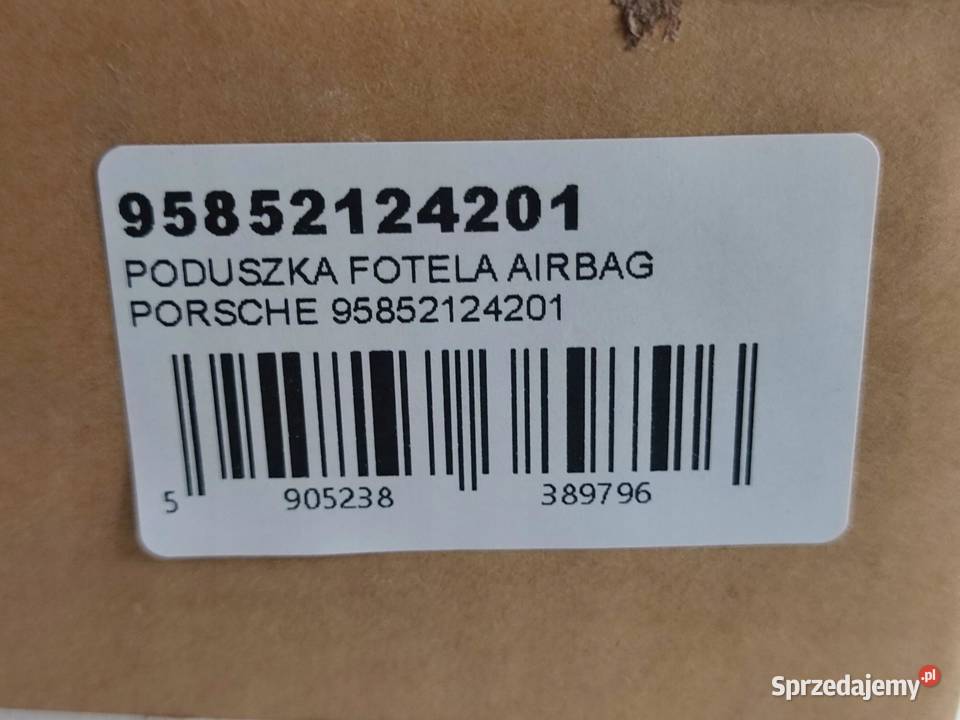 PODUSZKA FOTELA AIRBAG PORSCHE CAYENNE E2