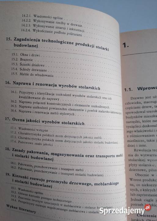 Technologia Stolarstwo cz 2 W Prządka J Szczuka pomorskie Gdańsk