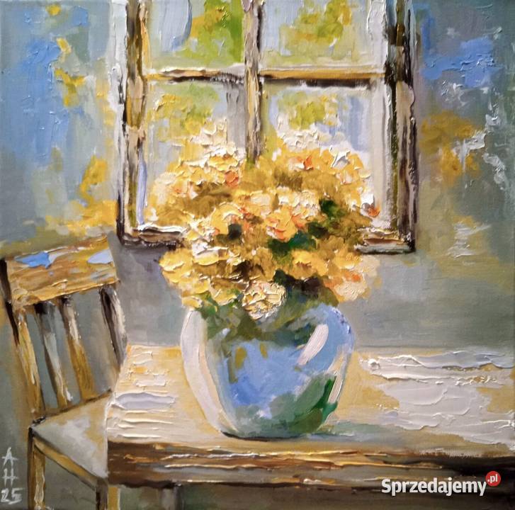 Obraz olejny Bukiet kwiatów Barlinek