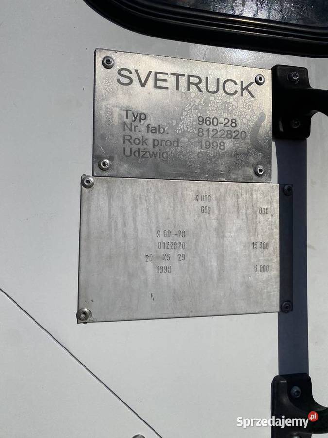 Wózek widłowy svetruck 96028