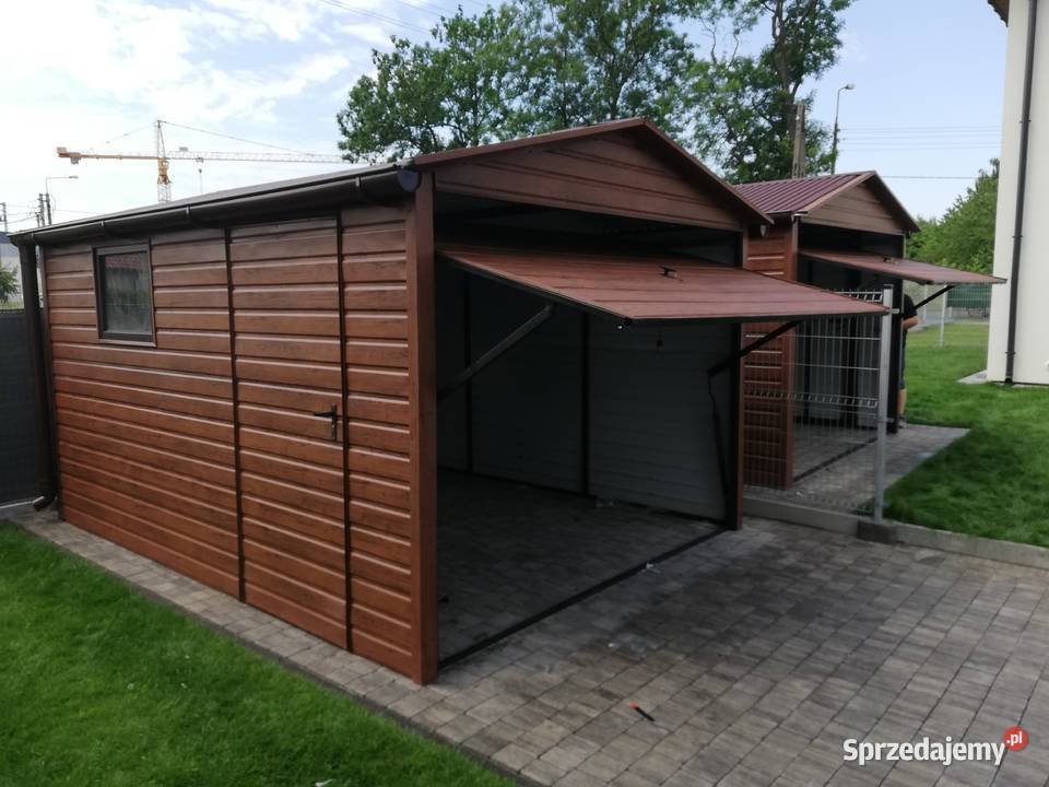 Garaż Blaszany OrzechBlaszakSchowek Sprzedaż Sucha Beskidzka
