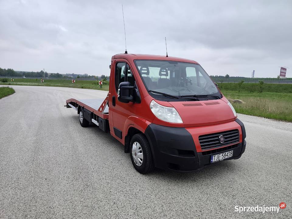 Autolaweta Fiat Ducato 23 JTD 120 Klima Najazd czerwony świętokrzyskie Wodzisław sprzedam