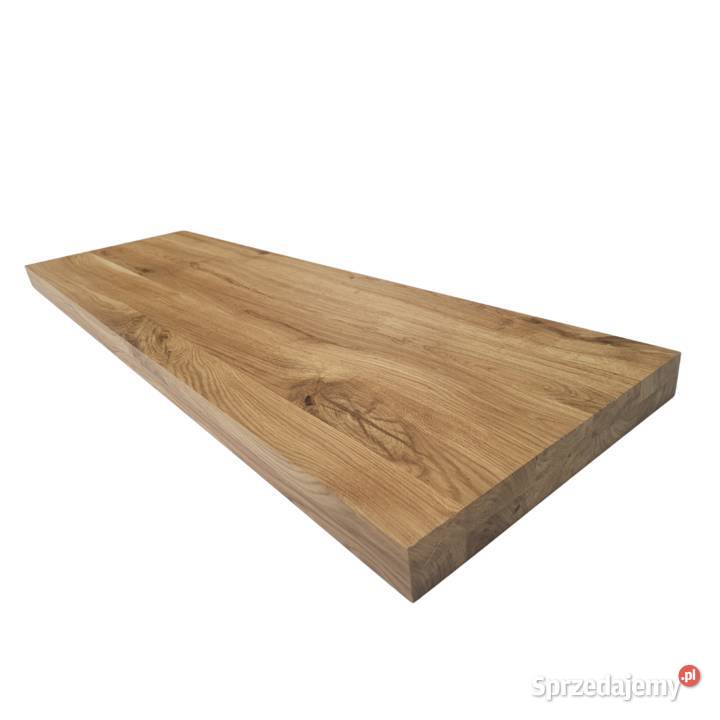 Stopień Drewniany Prosty Dębowy Rustykalny do Gdów