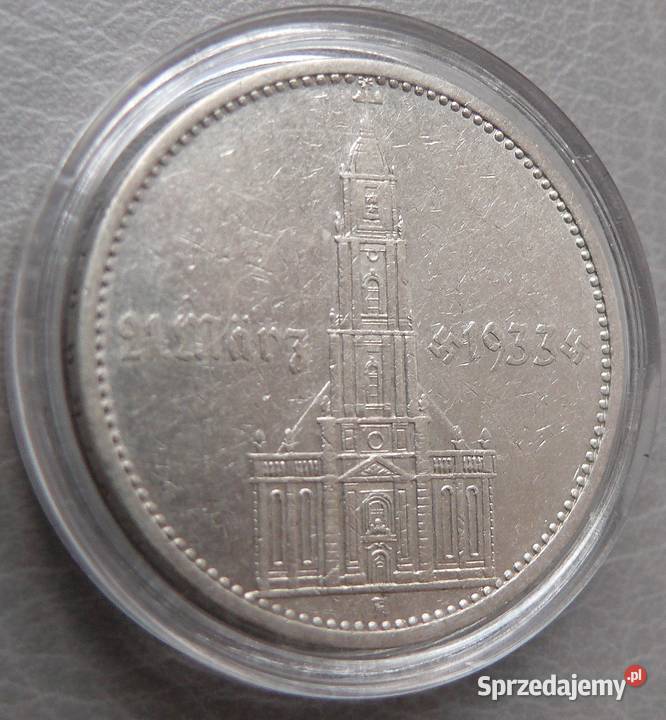 5 Reichsmark 1934 Kościół A Niemcy dolnośląskie Szklarska Poręba