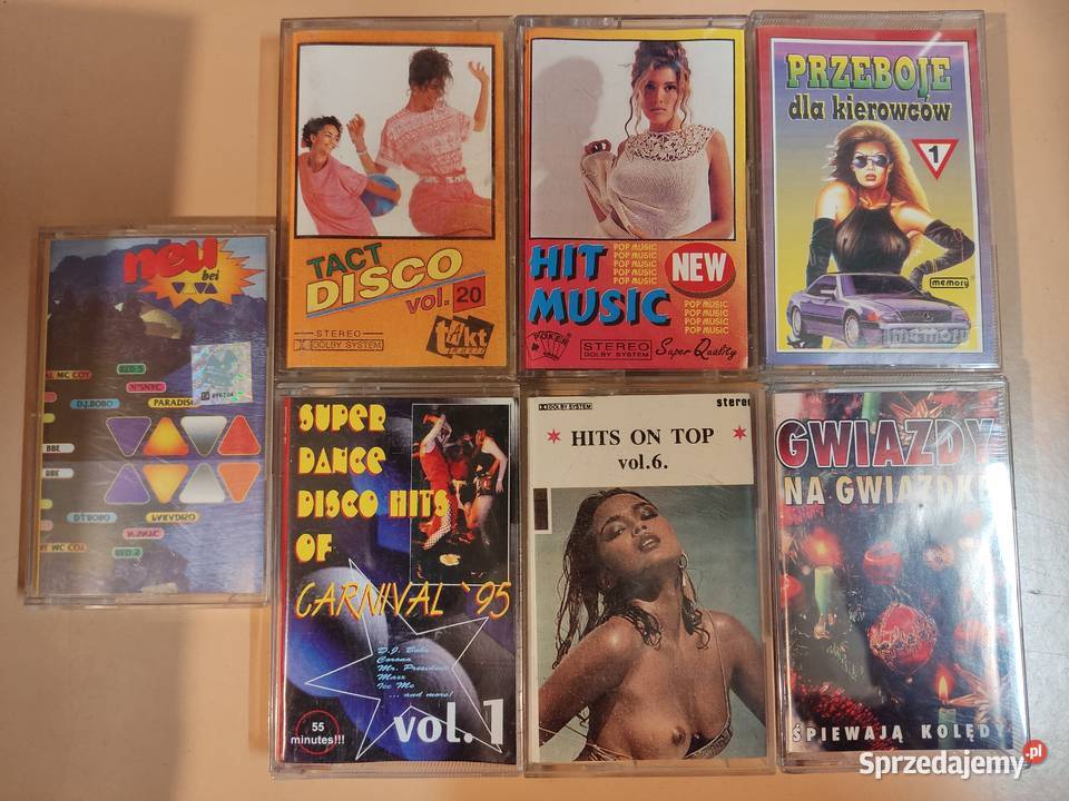 Sprzedam 7 sztuk kaset magnetofonowych używane Lutomiersk