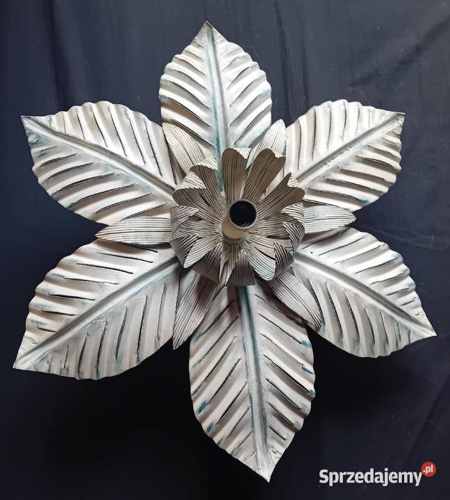 Francuska lampa sufitowa Mid Century Modern Antyki Koźminek