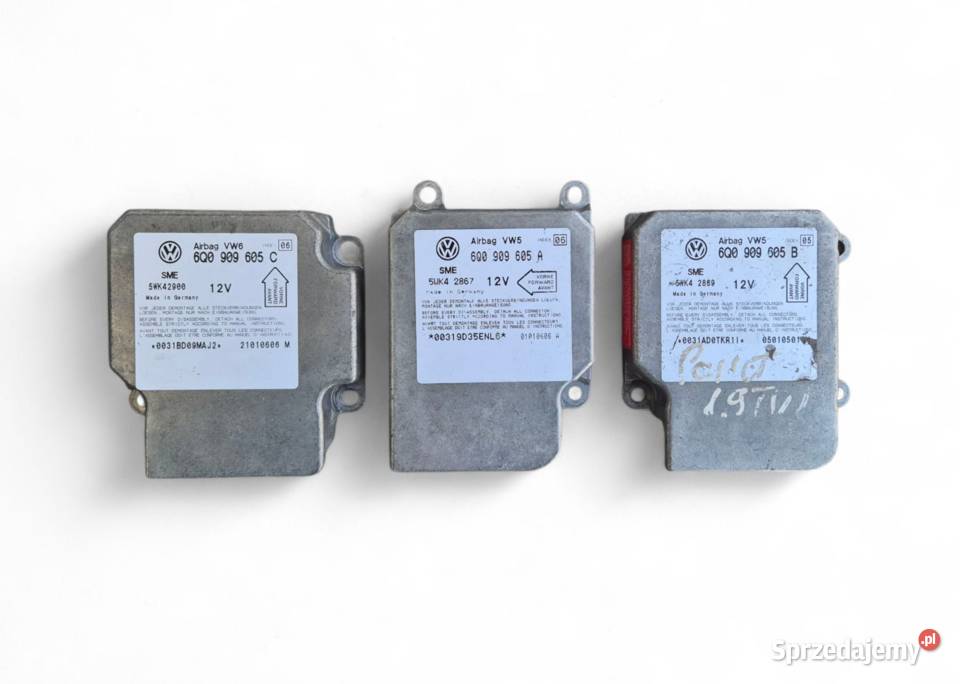 MODUŁ SENSOR AIRBAG SEAT AUDI SKODA VW Działoszyce sprzedam