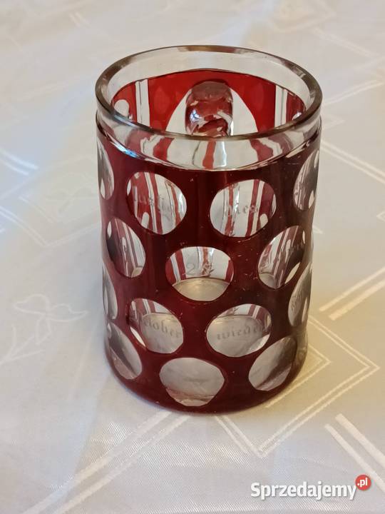 Pięknie oszlifowane stary kufel Gliwice