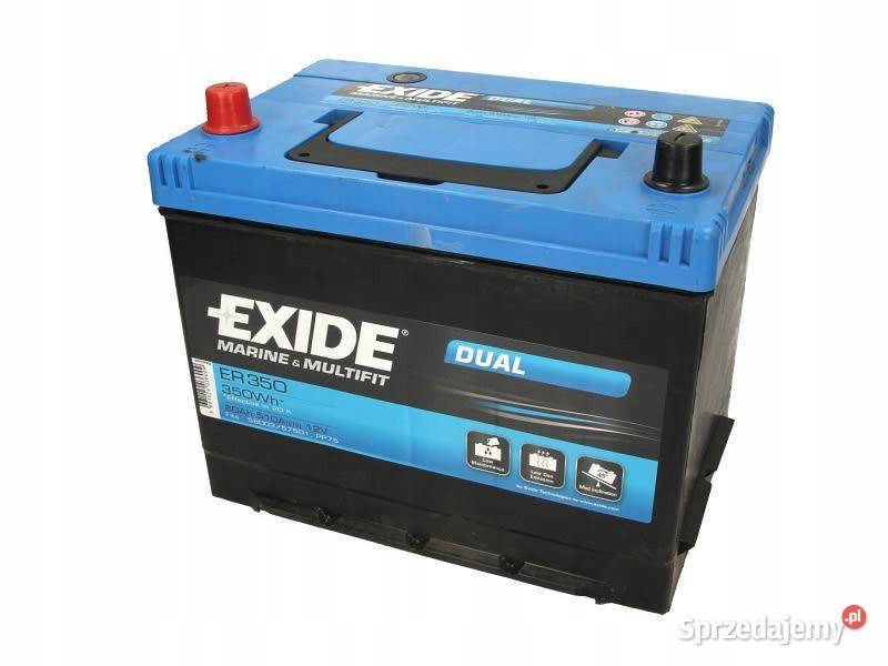 Akumulator EXIDE ER350 12V 80Ah 510A L osobowe Jelcz-Laskowice