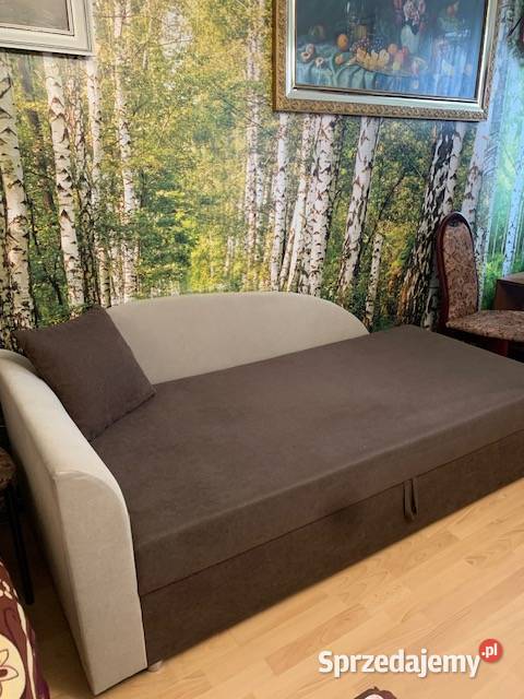 Tapczan jednoosobowy z pojemnikiem na pościel dolnośląskie Wrocław