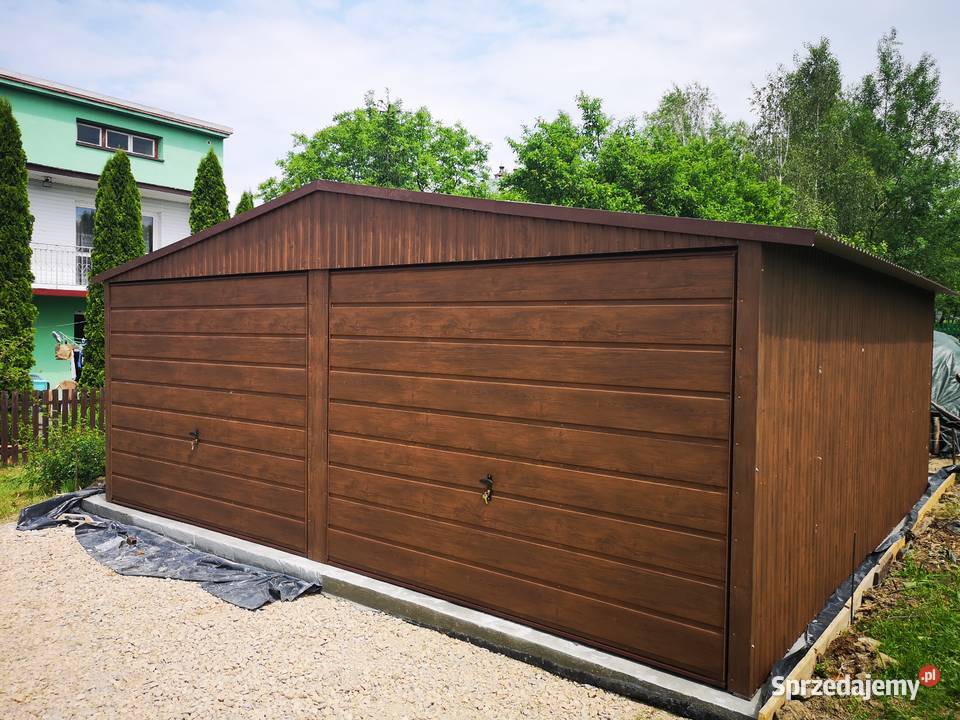 Garażegaraż blaszany 6x56x6 wzmacniany struktura mazowieckie Płońsk