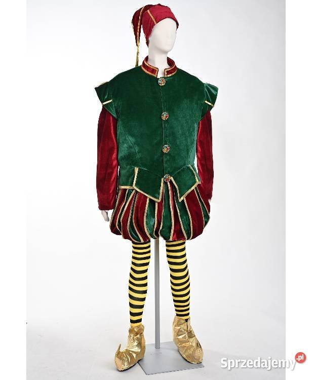 Profesjonalny strój elfa pomocnik Świętego Szczecin