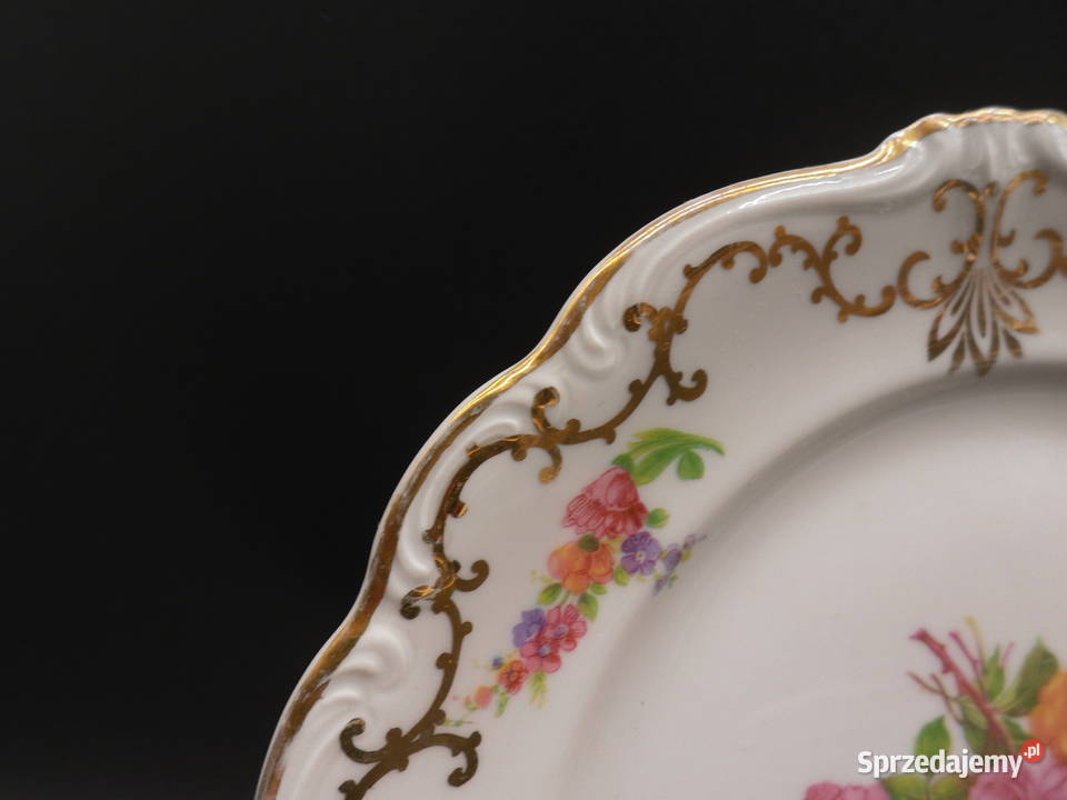 Talerz ROSENTHAL Pompadour Porcelana i szkło Raszków