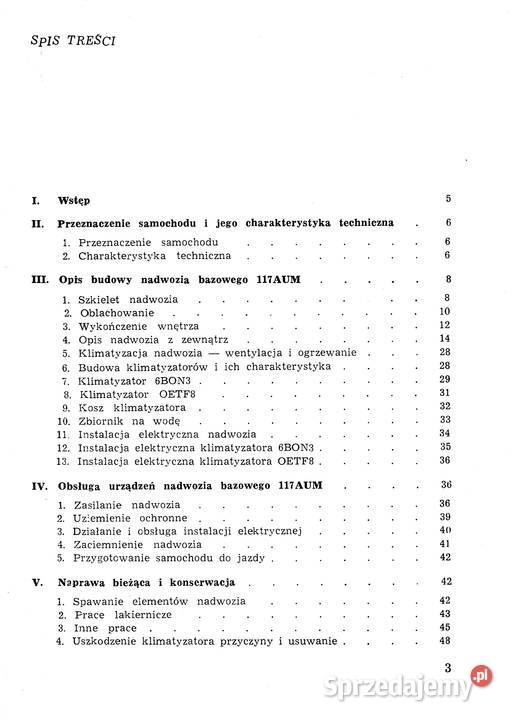 Instrukcja obsługi nadwozia 117 AUM star podkarpackie Stalowa Wola sprzedam