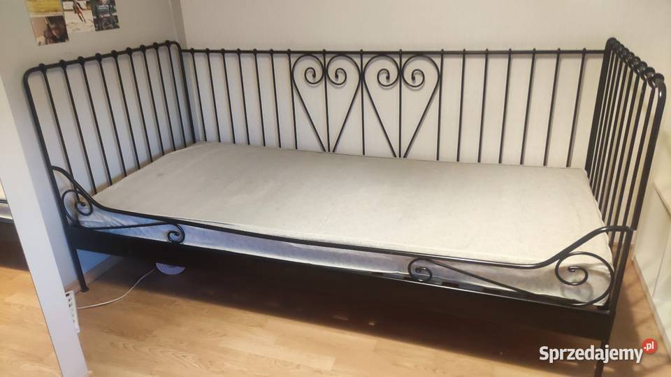 Metalowa rama łóżka IKEA 200x90 dodatki śląskie Częstochowa