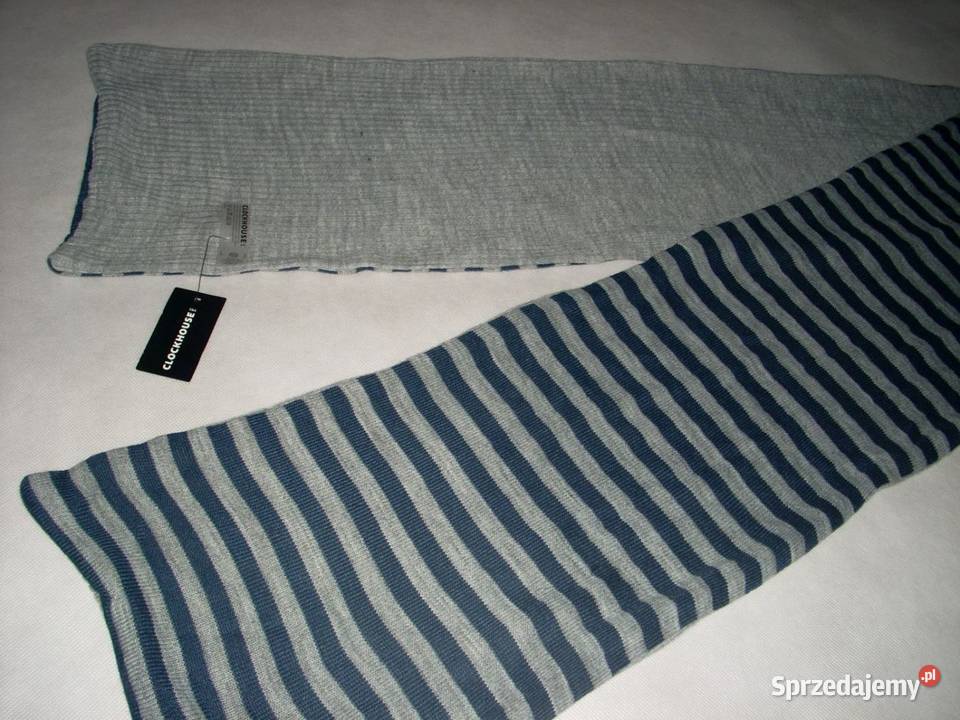 CA szalik Dzianinowy Paski Nowy